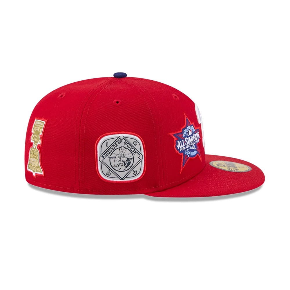 59FIFTY Philadelphia Phillies 2026 All-Star Game Fan Pack Scarlet Fitted