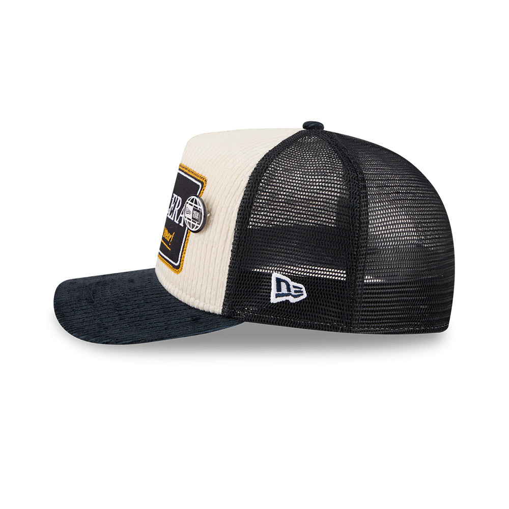 59FIFTY A-Frame Pre-Curved New Era 59FIFTY® Day 2-Tone Navy Visor Chrome White Fitted