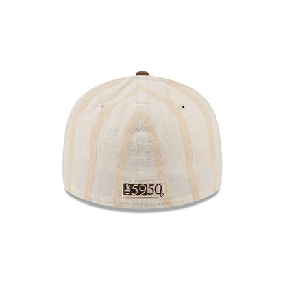 59FIFTY Low Profile 59FIFTY® Day Vintage Stripe Linen Beige Fitted