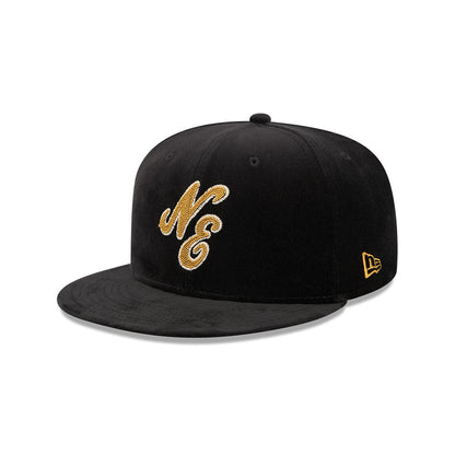 59FIFTY New Era 59FIFTY® Day Hollow Chainstitched Wordmark Velvet Black Fitted