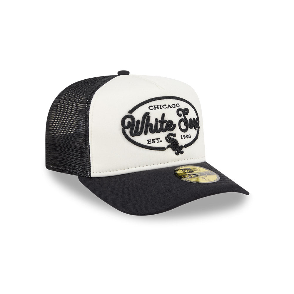 59FIFTY A-Frame Pre-Curved Trucker Chicago White Sox 59FIFTY® Day 2-Tone Black Visor Chrome White Fitted