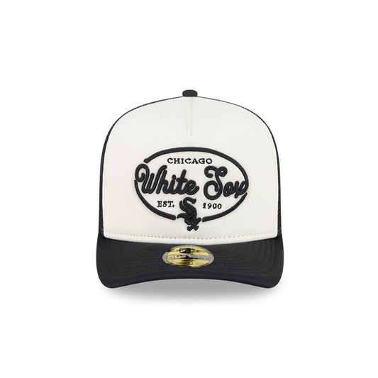 59FIFTY A-Frame Pre-Curved Trucker Chicago White Sox 59FIFTY® Day 2-Tone Black Visor Chrome White Fitted