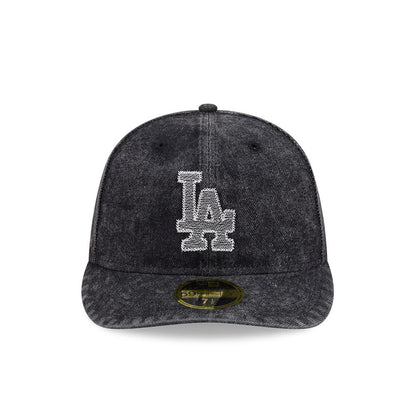 59FIFTY Low Profile Pre-Curved Los Angeles Dodgers 59FIFTY® Day Denim Black Fitted