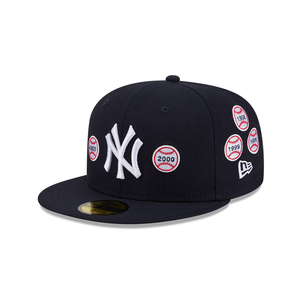 59FIFTY Spike Lee x New York Yankees x World Series Champions Baseballs Wool Navy Fitted