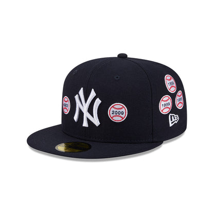 59FIFTY Spike Lee x New York Yankees x World Series Champions Baseballs Wool Navy Fitted