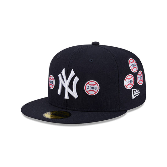 59FIFTY Spike Lee x New York Yankees x World Series Champions Baseballs Wool Navy Fitted