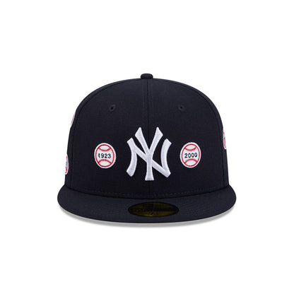 59FIFTY Spike Lee x New York Yankees x World Series Champions Baseballs Wool Navy Fitted
