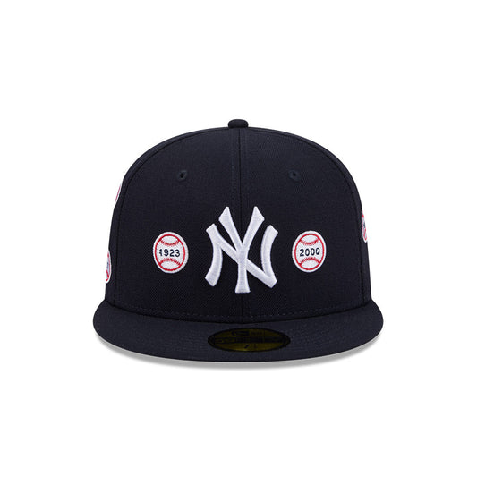 59FIFTY Spike Lee x New York Yankees x World Series Champions Baseballs Wool Navy Fitted