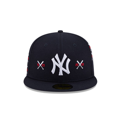 59FIFTY Spike Lee x New York Yankees x World Series Champions Mini Bats Wool Navy Fitted