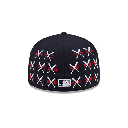 59FIFTY Spike Lee x New York Yankees x World Series Champions Mini Bats Wool Navy Fitted