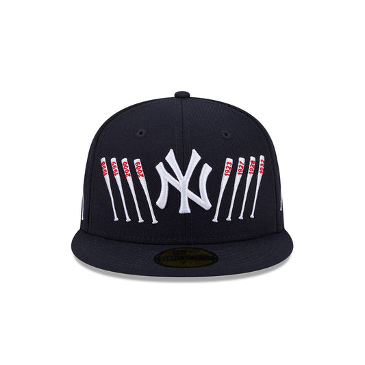 59FIFTY Spike Lee x New York Yankees x World Series Champions Bats Wool Navy Fitted