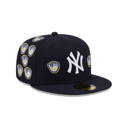 59FIFTY Spike Lee x New York Yankees x World Series Champions Gloves Wool Navy Fitted