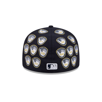 59FIFTY Spike Lee x New York Yankees x World Series Champions Gloves Wool Navy Fitted