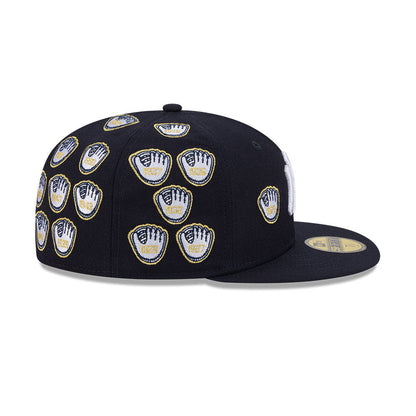 59FIFTY Spike Lee x New York Yankees x World Series Champions Gloves Wool Navy Fitted