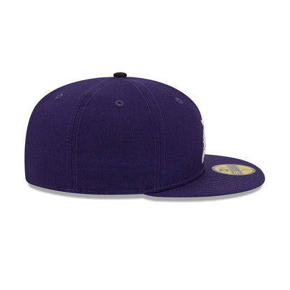 59FIFTY New Era x Fear of God x MLB Colorado Rockies Purple Fitted