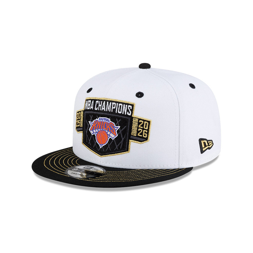 9FIFTY NBA26 Final Champions New York Knicks 2-Tone Black Visor White Snapback