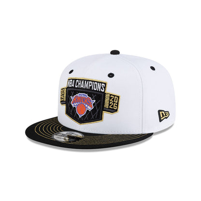 9FIFTY NBA26 Final Champions New York Knicks 2-Tone Black Visor White Snapback