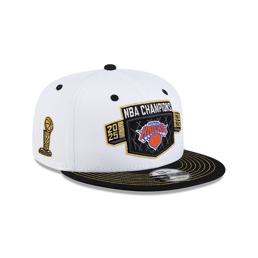 9FIFTY NBA26 Final Champions New York Knicks 2-Tone Black Visor White Snapback