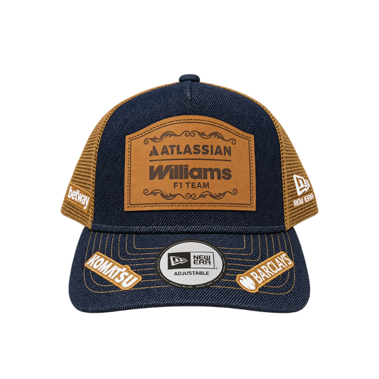 9FORTY E-Frame Trucker Atlassian Williams F1 Team Navy Adjustable