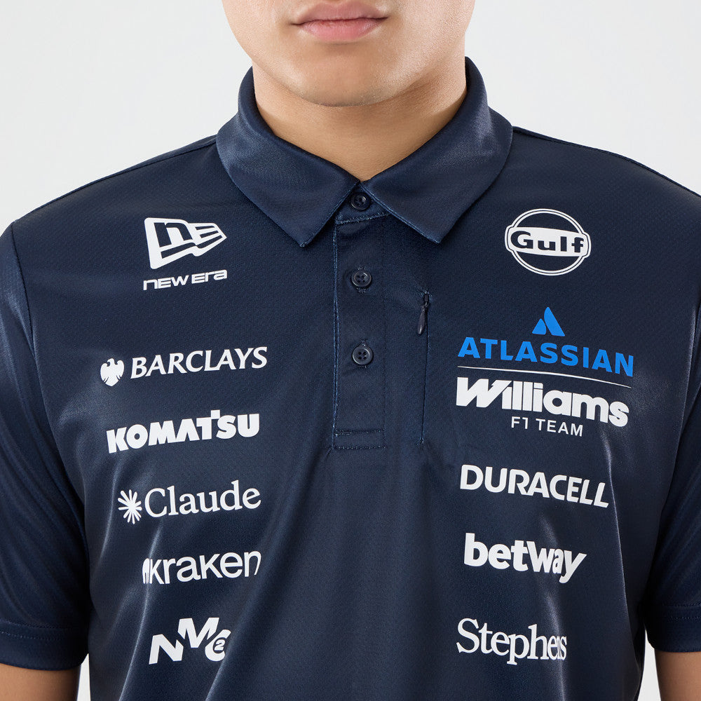 Atlassian Williams F1 Team Singapore Race Special Navy Short Sleeve Polo Shirt