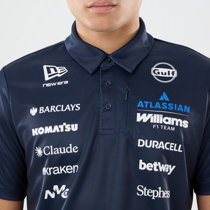 Atlassian Williams F1 Team Singapore Race Special Navy Short Sleeve Polo Shirt