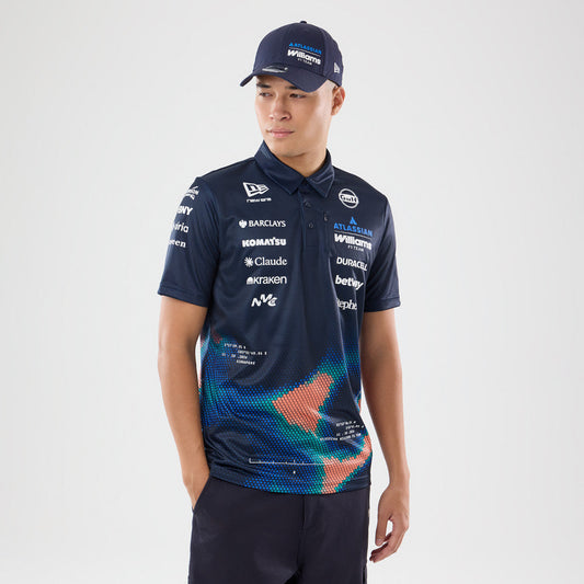 Atlassian Williams F1 Team Singapore Race Special Navy Short Sleeve Polo Shirt