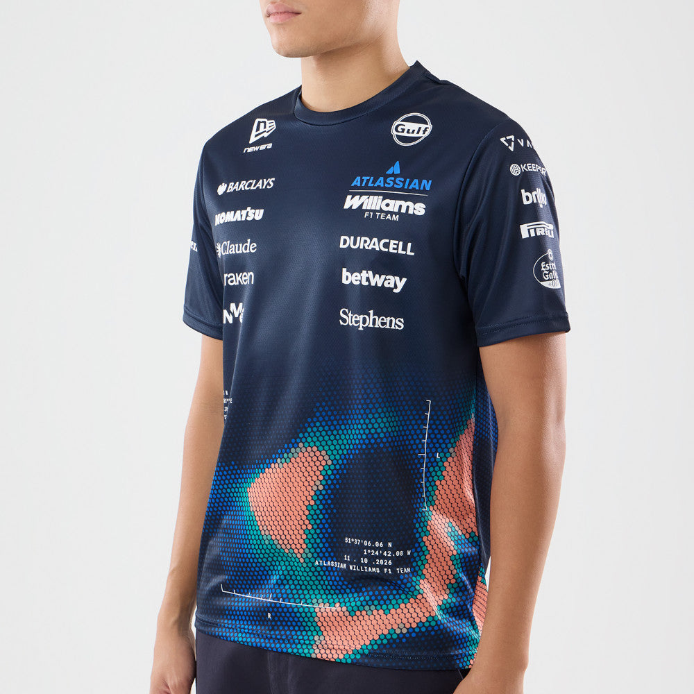 Atlassian Williams F1 Team Singapore Race Special Navy Short Sleeve T-Shirt