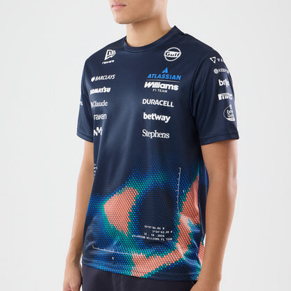 Atlassian Williams F1 Team Singapore Race Special Navy Short Sleeve T-Shirt