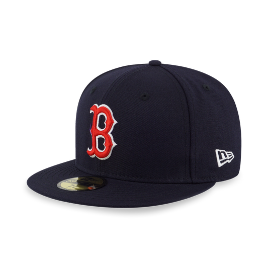 59FIFTY Boston Red Sox Navy Black Undervisor Fitted