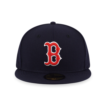 59FIFTY Boston Red Sox Navy Black Undervisor Fitted