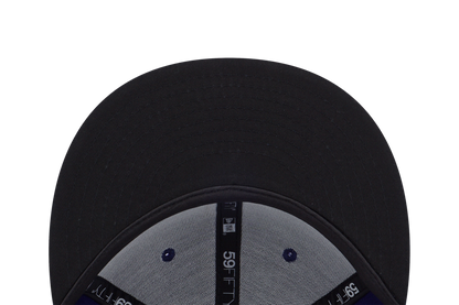 59FIFTY Los Angeles Dodgers Dark Royal Black Undervisor Fitted