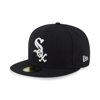 59FIFTY Chicago White Sox Black Fitted