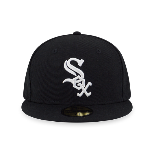 59FIFTY Chicago White Sox Black Fitted