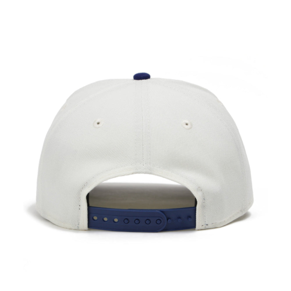 9FORTY A-Frame Los Angeles Dodgers Upside Down 2-Tone Chrome White Dark Royal Snapback