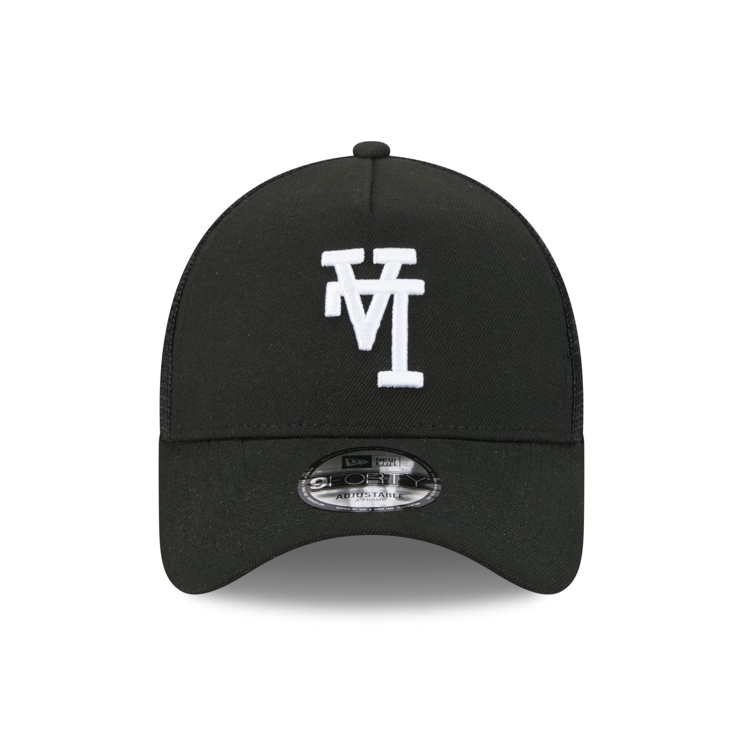 9FORTY A-Frame Trucker Los Angeles Dodgers Upside Down Black Snapback