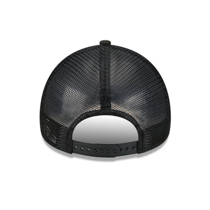 9FORTY A-Frame Trucker Los Angeles Dodgers Upside Down Black Snapback