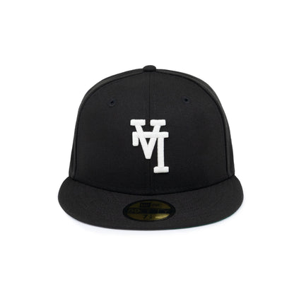 59FIFTY Los Angeles Dodgers Upside Down Black Fitted