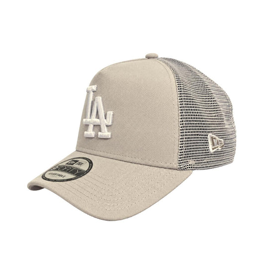 9FORTY A-Frame Trucker Los Angeles Dodgers Stone Snapback