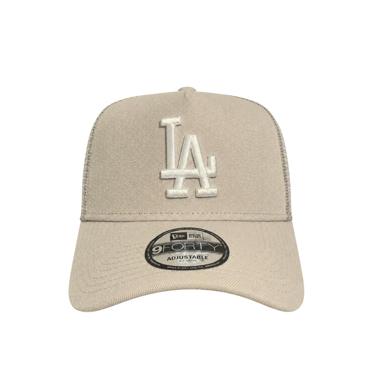 9FORTY A-Frame Trucker Los Angeles Dodgers Stone Snapback