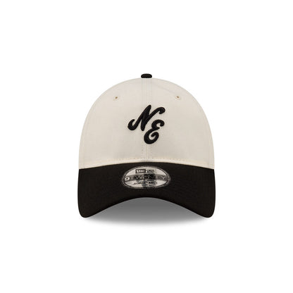 9TWENTY New Era 2-Tone Black Visor Chrome White Adjustable