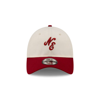 9TWENTY New Era 2-Tone Hero Red Visor Chrome White Adjustable