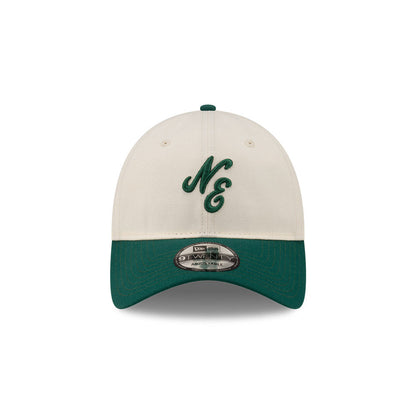 9TWENTY New Era 2-Tone Emerald Visor Chrome White Adjustable