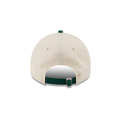 9TWENTY New Era 2-Tone Emerald Visor Chrome White Adjustable