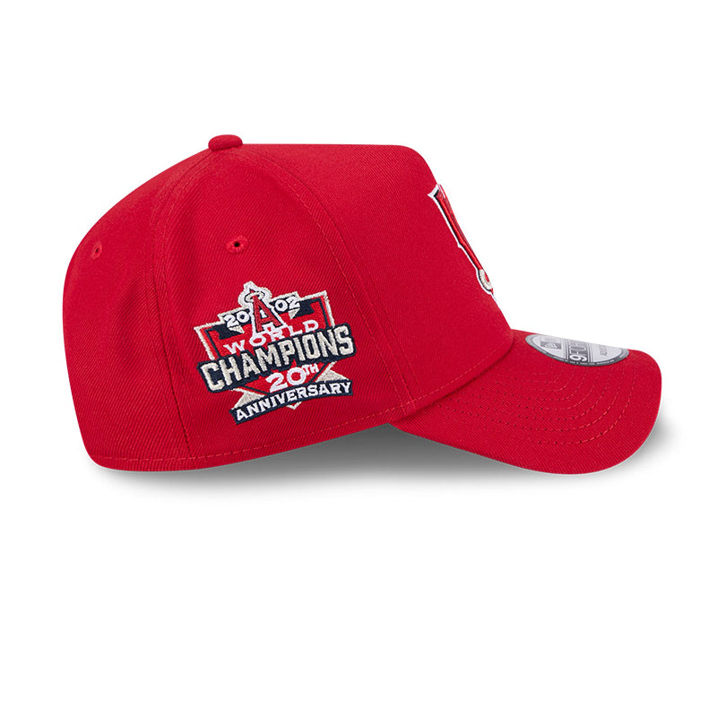 9FORTY A-Frame Los Angeles Angels Upside Down Red Snapback