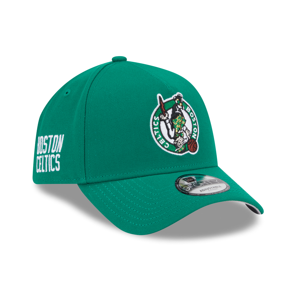 9FORTY A-Frame Boston Celtics NBA Upside Down Kelly Green Snapback