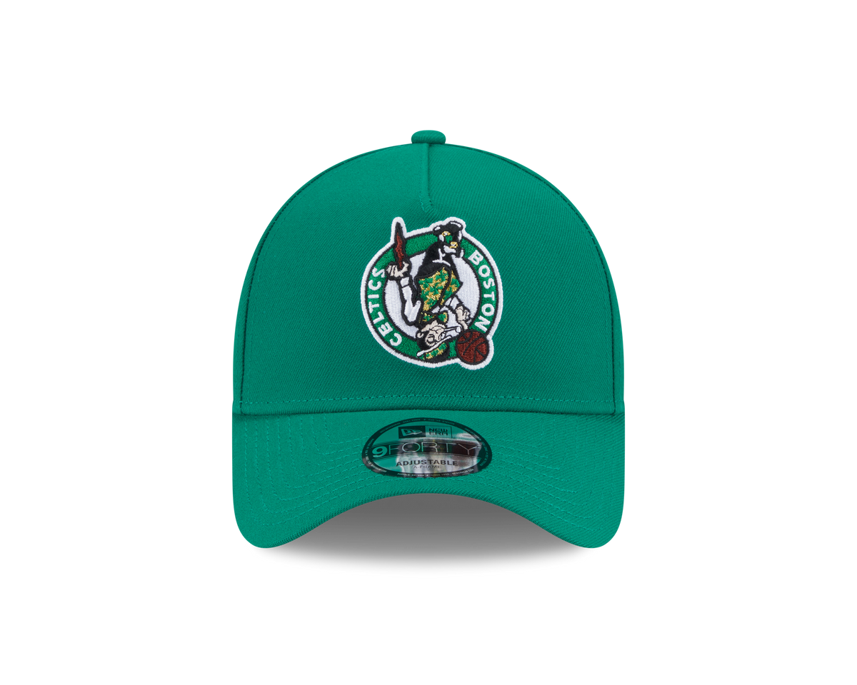 9FORTY A-Frame Boston Celtics NBA Upside Down Kelly Green Snapback