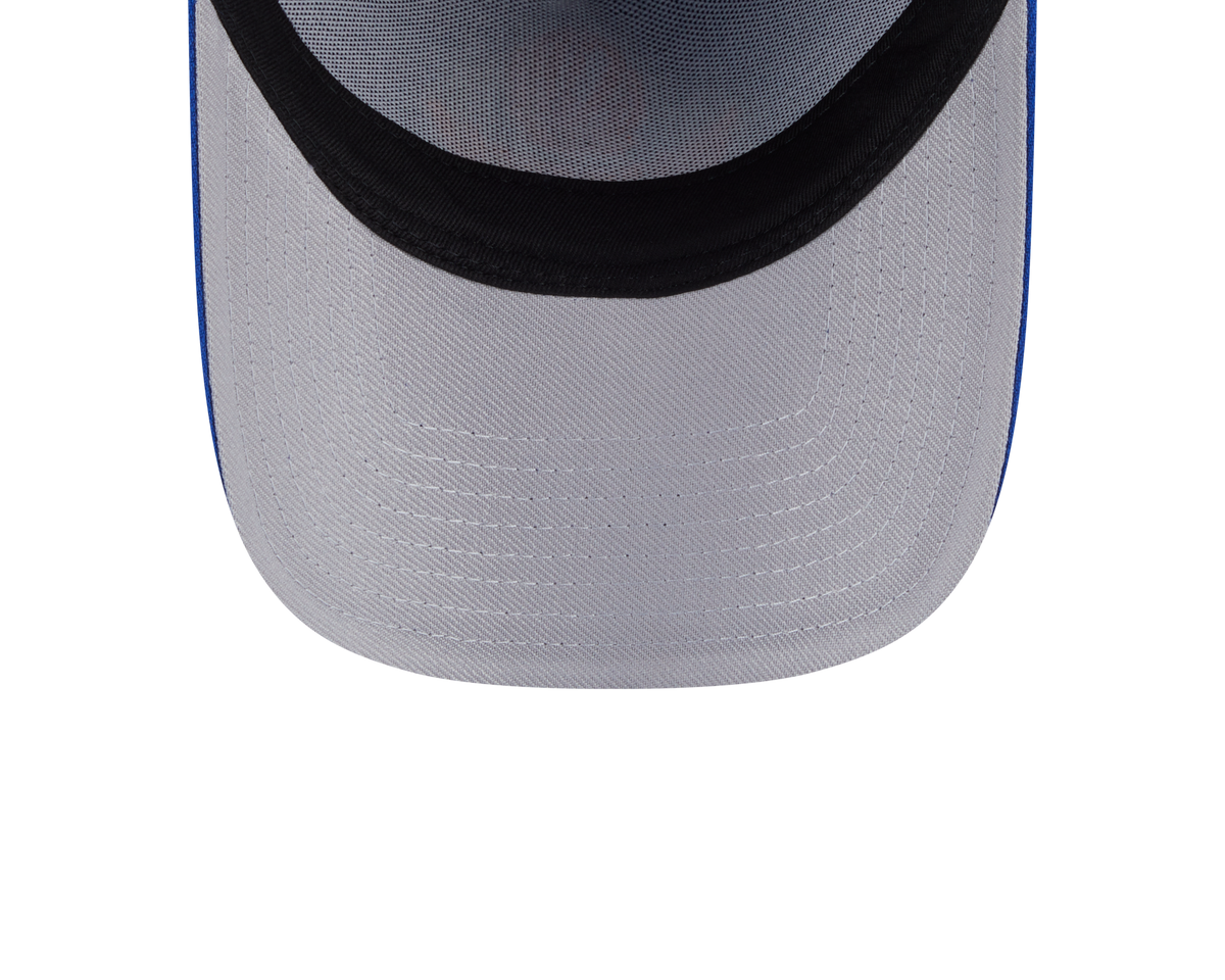 9FORTY A-Frame New York Knicks NBA Upside Down Majestic Blue Snapback