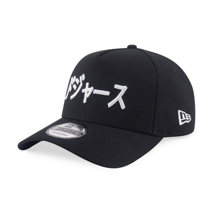 9FORTY A-Frame Los Angeles Dodgers Kanji Black Snapback