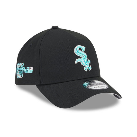 9FORTY A-Frame Chicago White Sox Black & Seaglass Snapback