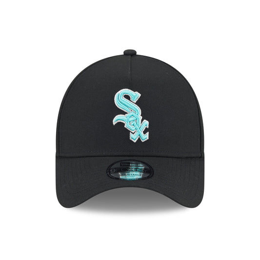 9FORTY A-Frame Chicago White Sox Black & Seaglass Snapback